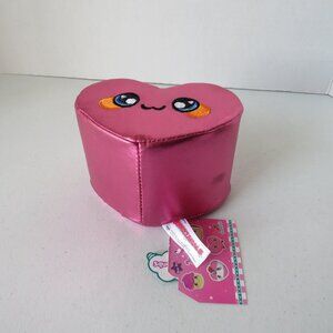 Squeezamals Hearts Squeeze me! Metallic Shiny Pink Heart Foam NWT
